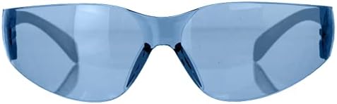 BISON LIFE Blue Safety Glasses for Men & Women, Bulk, ANSI Z87.1, 144 Pack