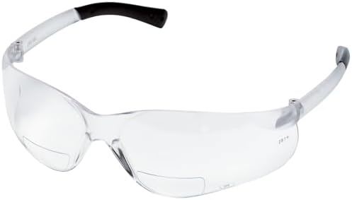 MCR Safety BKH25 Bearkat Glasses, Clear Lens