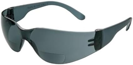 Gateway Safety 46MG10 StarLite MAG Safety Glasses, 1.0 Diopter Magnification, Gray Lens, Gray Temple