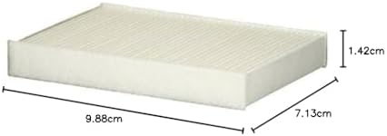 ECOGARD XC10434 Cabin Air Filter Fits 2015-2025 Nissan X-Trail,2016-2024 Renault Koleos,2022-2024 Logan,2014-2020 Nissan Rogue,2017-2022 Rogue Sport,2017-2023 Qashqai,(Pack of 6)