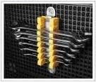 Ascend Tools Wrench Holder - Accessory for Organizer Genie Pegboards to Organize Wrenches (Capacity 7 Wrenches)