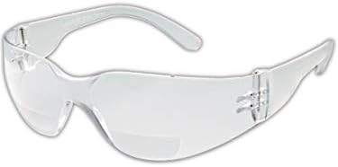 Gateway Safety 46MC10 StarLite MAG Safety Glasses, 1.0 Diopter Magnification, Clear Lens, Clear Temple