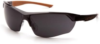 Carhartt-CHB1110DT Braswell Anti-Fog Safety Glasses Eye Protection, Black Frame, Clear Lens