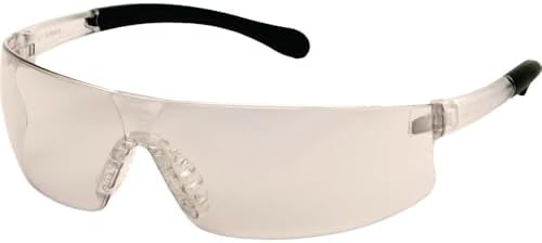 Pyramex Provoq Safety Eyewear Blue Mirror Lens Black Temples