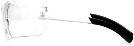 Pyramex Ztek Bifocal Reader Safety Glasses with Clear Lens S2510R25 (3 Pair) (+2.5 Lens)