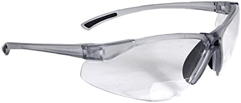 Radians C2-115 Safety Glasses with Clear Lens 1.5 Diopter