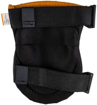ALTA 50903.50 AltaPRO Knee Protector Pad, Gray/Orange Cordura Nylon Fabric, AltaLOK Fastening, Hard Cap, Round, Gray