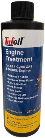 Fluoramics' Tufoil for Engines Engine Treatment (8 oz. Bottle)