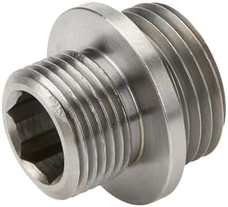 Allstar Performance Oil Filter Adapter, 13/16-16 in Center Thread, Steel, Natural, Gen V/Gen VI
