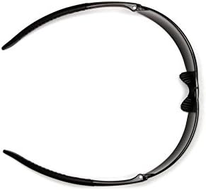Pyramex Provoq Safety Eyewear Blue Mirror Lens Black Temples