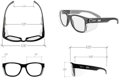 MAGID Gemstone Y50 Performance Anti-Fog Safety Glasses with Side Shields