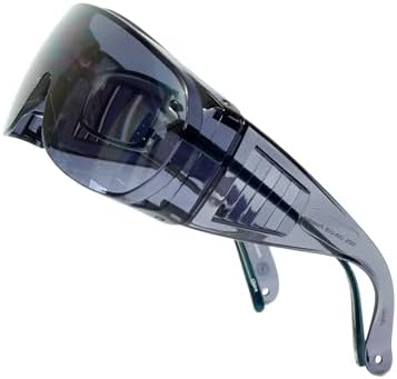 Calabria Fit Over Safety Glasses | Polarized Sunglasses Over Glasses | Wrap Around Anti-Fog | Scratch Resistant | Unisex