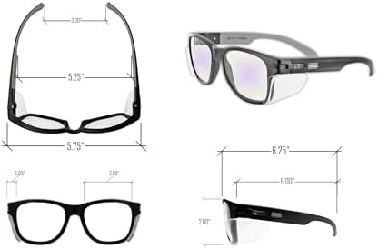 MAGID Gemstone Y50 Performance Anti-Fog Safety Glasses with Side Shields