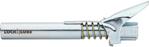LockNLube Grease Gun Coupler XL - Universal Fit - Extra Reach for Recessed Grease Fittings