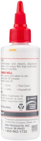 Boeshield T-9® Bicycle Chain Lube, Waterproof Wax-Based Dry Chain Lubricant & Rust Protection, 4 oz Drip Bottle, Pack of 2