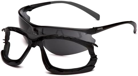Pyramex Proximity Safety Glasses Eye Protection, Amber H2X Anti-Fog