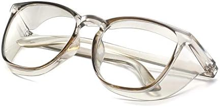 Alsenor Safety Glasses Anti Fog Goggles Protective Eyewear Blue Light Blocking Anti Dust UV Protection Glasses For Men Women (Green)