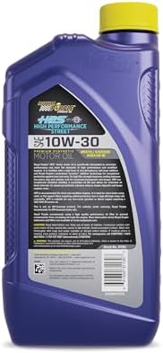 Royal Purple (36130-6PK HPS 10W-30 Synthetic Motor Oil with Synerlec Additive Technology - 1 Quart, (Case of 6)