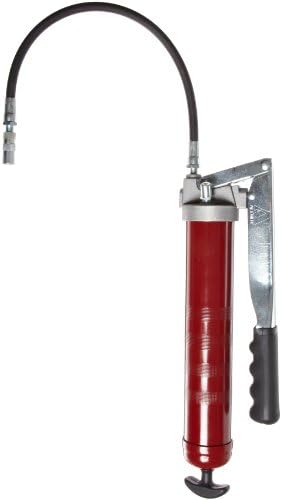 Alemite 500-E Grease Gun, Develops up to 10,000 PSI, Delivery 1 oz./21 Strokes, 16 oz. Bulk or 14 oz. Cartridge, with 18" Hose and Coupler, 3-Way Loading (Pack of 5)