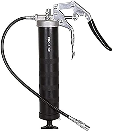 PROLUBE 43073 Pistol Grip Grease Gun with 4" Extension, Heavy Duty, 5000 PSI