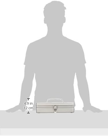 TRUSCO T-320SV Trunk Tool Box, 133.0 x 5.4 x 3.8 x 3.8 inches (333 x 137 x 96.5 cm), Silver