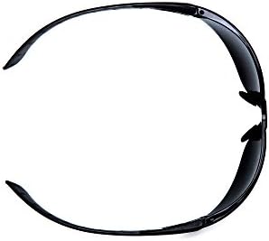 Pyramex Endeavor Plus Safety Glass Black/Gray Frame With Foam Padding Clear H2MAX Anti-fog Lens