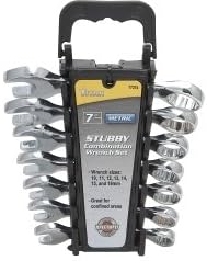 Titan 17374 7-Piece 12-Point Metric Stubby Combination Wrench Set