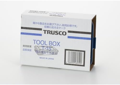 TRUSCO T-15 Trunk Tool Box, 60.2 x 41.3 x 1.1 inches (154 x 105 x 29 cm), Blue