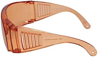 Calabria Fit Over Safety Glasses | Polarized Sunglasses Over Glasses | Wrap Around Anti-Fog | Scratch Resistant | Unisex