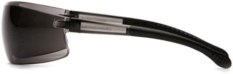 Pyramex Provoq Safety Eyewear Blue Mirror Lens Black Temples