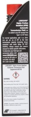 Lubegard 61910 Highly Friction Modified ATF Supplement, 10 oz.