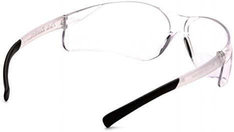 Pyramex Ztek Bifocal Reader Safety Glasses with Clear Lens, S2510R15 (3 Pair) (+1.5 Lens)