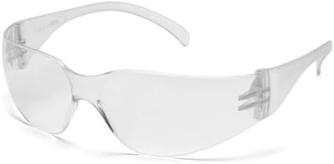 Pyramex Intruder Safety Eyewear Clear Frame Full Foam Padding Clear Anti-Fog Lens