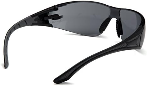 Pyramex Endeavor Plus Safety Glass Black/Gray Frame With Foam Padding Clear H2MAX Anti-fog Lens