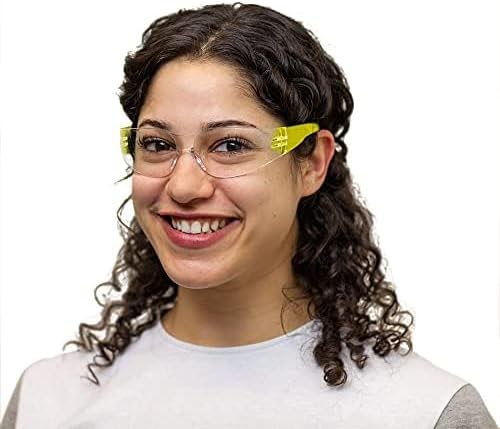 BISON LIFE Clear/Color Safety Glasses for Men & Women ANSI Z87.1, 6 Pack