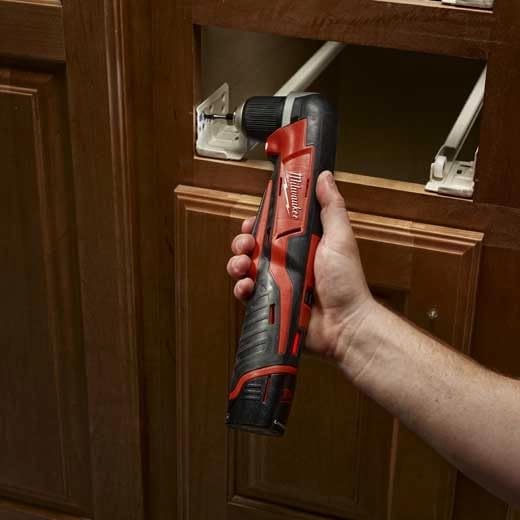 Milwaukee 2415-20 M12 12-Volt Lithium-Ion Cordless Right Angle Drill, 3/8 In, Bare Tool, Medium