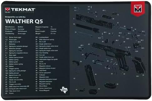 Walther Q5 SF Gun Cleaning MAT
