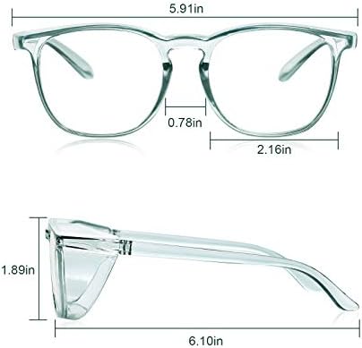 Safety Glasses Goggles for Women Girls Anti Fog Protective Eyewear Glasses
