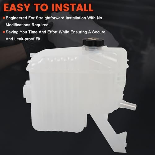Coolant Reservoir Tank Overflow Bottle with Cap & Sensor