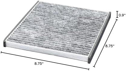 EPAuto CP132 (CF10132) Cabin Air Filter Replacement for Toyota and Lexus