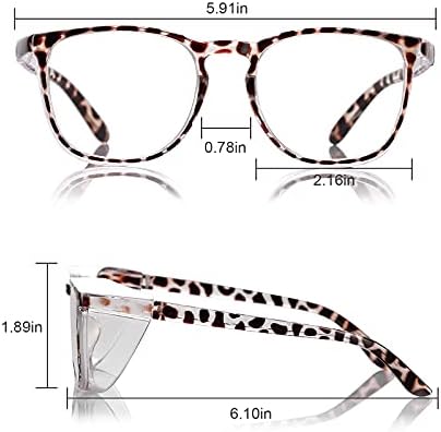 Safety Glasses Goggles for Women Girls Anti Fog Protective Eyewear Glasses