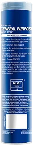 Valvoline General Purpose Amber Grease 14.1 OZ Cartridge (Pack of 2)
