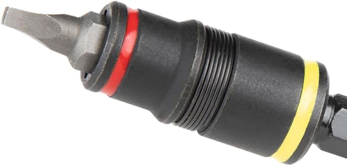Klein Tools 32910 Impact Driver, 7-in-1 SAE Impact Socket Set with Handle, Flip Socket with 1/4, 5/16, 3/8, 7/16, 1/2 and 9/16-Inch Nut Driver Sizes and 1/4-Inch Bit Holder