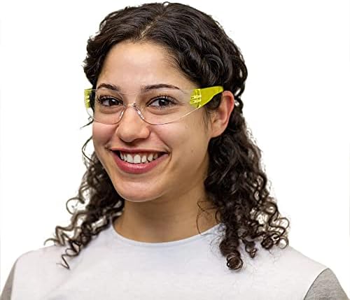 BISON LIFE Clear/Color Safety Glasses for Men & Women, ANSI Z87.1,144 Pack