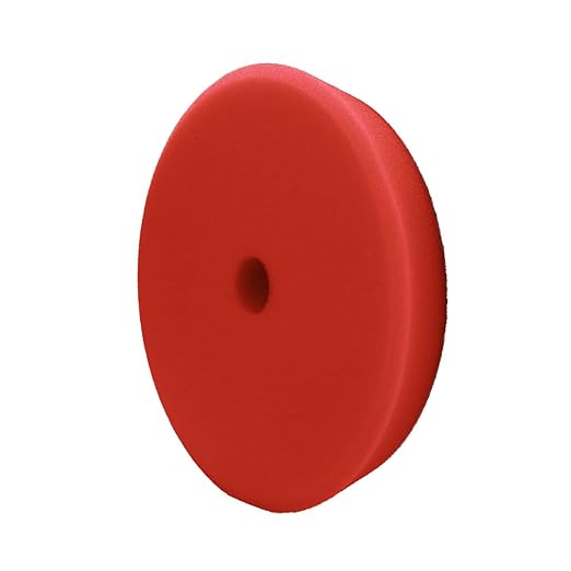 Maxshine 6” Universal High Pro Finishing Foam Pad – Compatible with DA & Rotary Polishers – Professional Detailing Pad for High-Gloss Finishing – Washable & Reusable – Hook & Loop Backing
