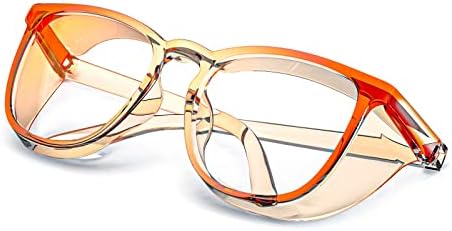 MORK&SUKY Safety Glasses, Stylish Goggles With No Fog Lense, Alternatives To Regular Protective Eyewear For Lab and Nursing.