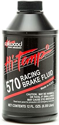 Wilwood 290-0632: Brake Fluid, DOT 3, Hi-Temp, 570 Degrees Fahrenheit, 12 Fluid oz. Bottle, 2 Pack