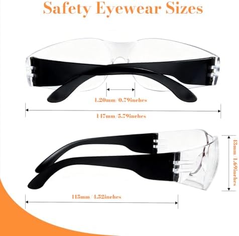 BIRDDIE Safety Glasses Anti Fog 20pcs For eye protection at work Unisex