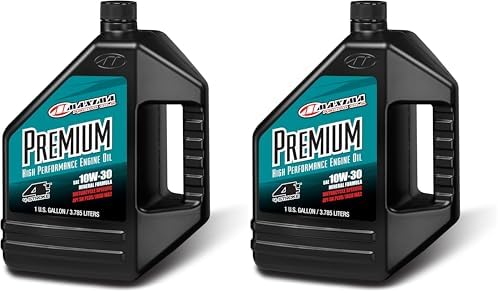 Maxima (349128 Premium4 10W-40 Motorcycle Engine Oil - 1 Gallon (Pack of 2)