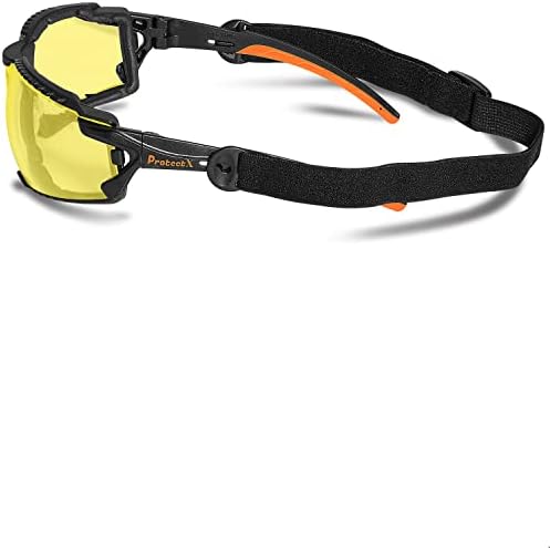 ProtectX Classic Safety Glasses, Anti-Fog Scratch Resistant Lenses